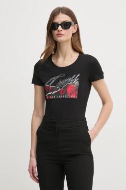 Tričko Guess dámske, čierna farba, W5RI03 J1314