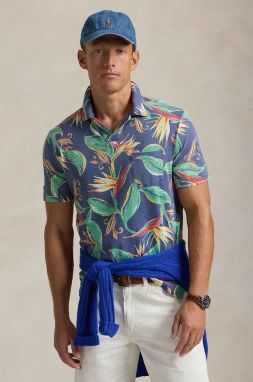 Ľanové polo Polo Ralph Lauren viac farieb, vzorované, 710958230