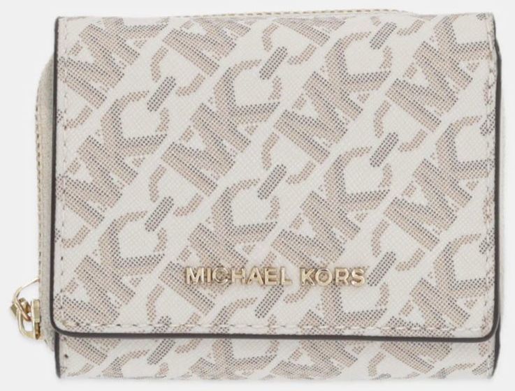 Peňaženka MICHAEL Michael Kors dámska, béžová farba, 32S4G8ED8B