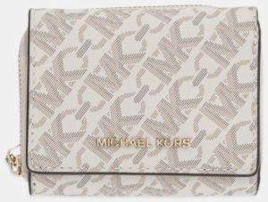 Peňaženka MICHAEL Michael Kors dámska, béžová farba, 32S4G8ED8B