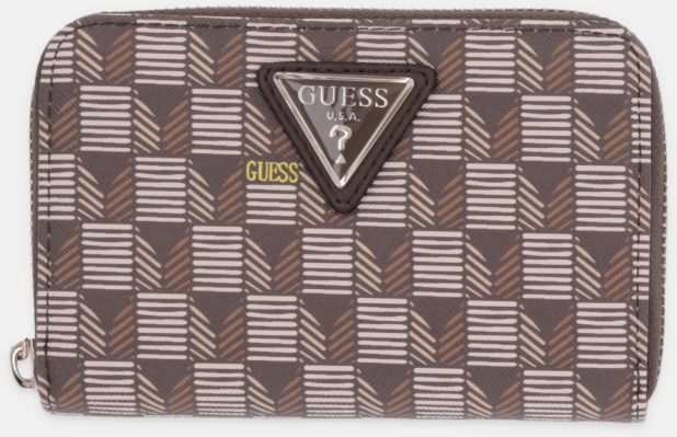 Peňaženka Guess dámska, hnedá farba, SWJT93 44140