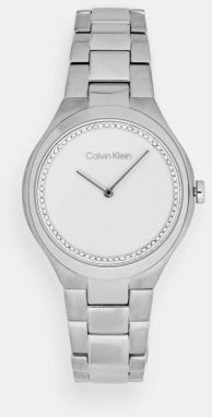 Hodinky Calvin Klein dámske, strieborná farba, 25200365