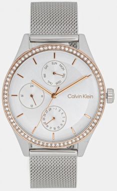 Hodinky Calvin Klein dámske, strieborná farba, 25100010