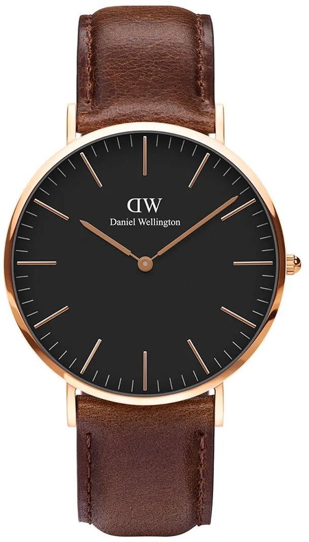 Hodinky Daniel Wellington pánske, hnedá farba, DW00100125