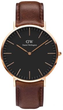 Hodinky Daniel Wellington pánske, hnedá farba, DW00100125