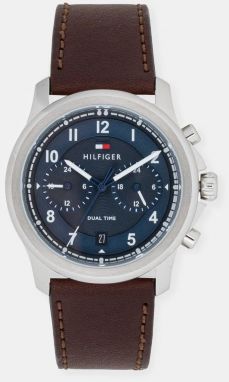 Hodinky Tommy Hilfiger pánske, hnedá farba, 1710625