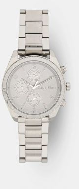 Hodinky Calvin Klein pánske, strieborná farba, 25200356