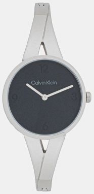 Hodinky Calvin Klein dámske, strieborná farba, 25100026