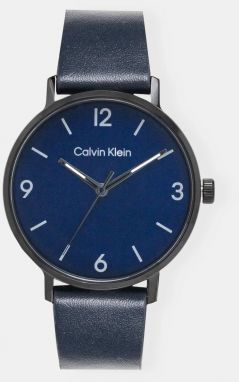 Hodinky Calvin Klein pánske, tmavomodrá farba, 25200436