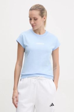 Bavlnené tričko adidas Essentials Linear dámske, JG8660