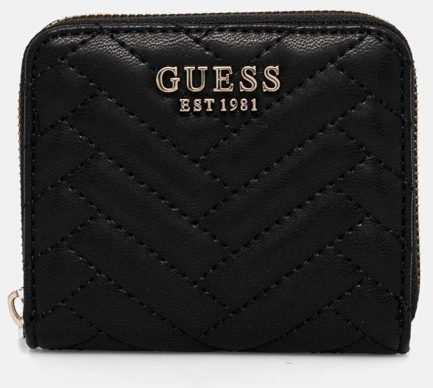 Peňaženka Guess ANNING dámska, čierna farba, SWQG95 08137
