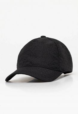 Šiltovka Calvin Klein čierna farba, vzorovaná, K60K612871