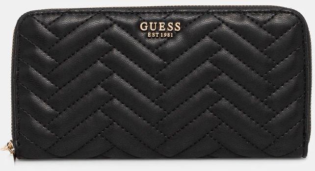 Peňaženka Guess ANNING dámska, čierna farba, SWQG95 08146