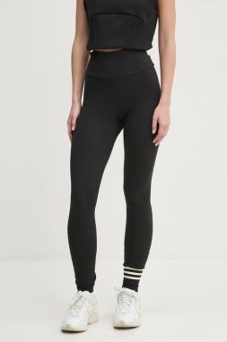 Legíny adidas Originals Neuclassics dámske, čierna farba, s potlačou, JI8490