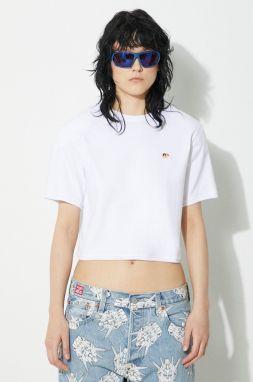 Tričko Fiorucci Angel Patch Padded Cropped T-Shirt dámske, biela farba, M01FPTSH095CJ03WH01