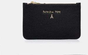 Kožená peňaženka Patrizia Pepe dámska, čierna farba, 8Q0026 L001