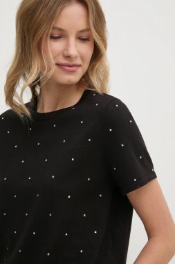 Blúzka Dkny dámske, čierna farba, DJ4R0437