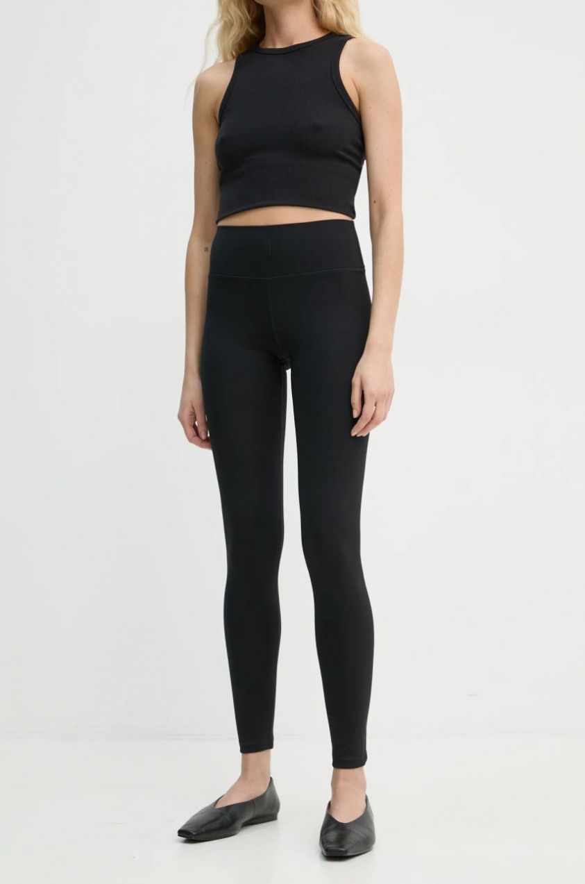Legíny By Malene Birger POLENE dámske, čierna farba, vzorované, Q72465003