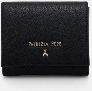 Kožená peňaženka Patrizia Pepe dámska, čierna farba, 8Q0024 L001