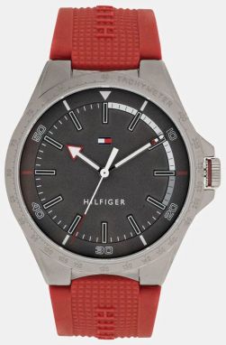 Hodinky Tommy Hilfiger pánske, červená farba, 1791527