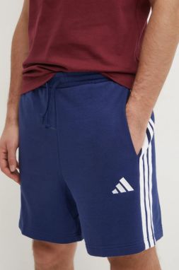 Šortky adidas Essentials pánske, tmavomodrá farba, JE6417
