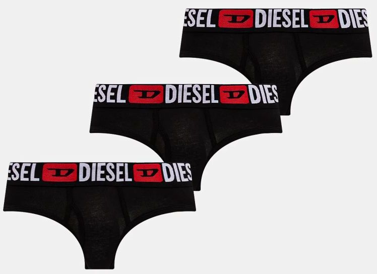 Nohavičky Diesel OXY-D-CORE-3PACK UNDERPANTS 3-pak čierna farba, A17519.0NJAP