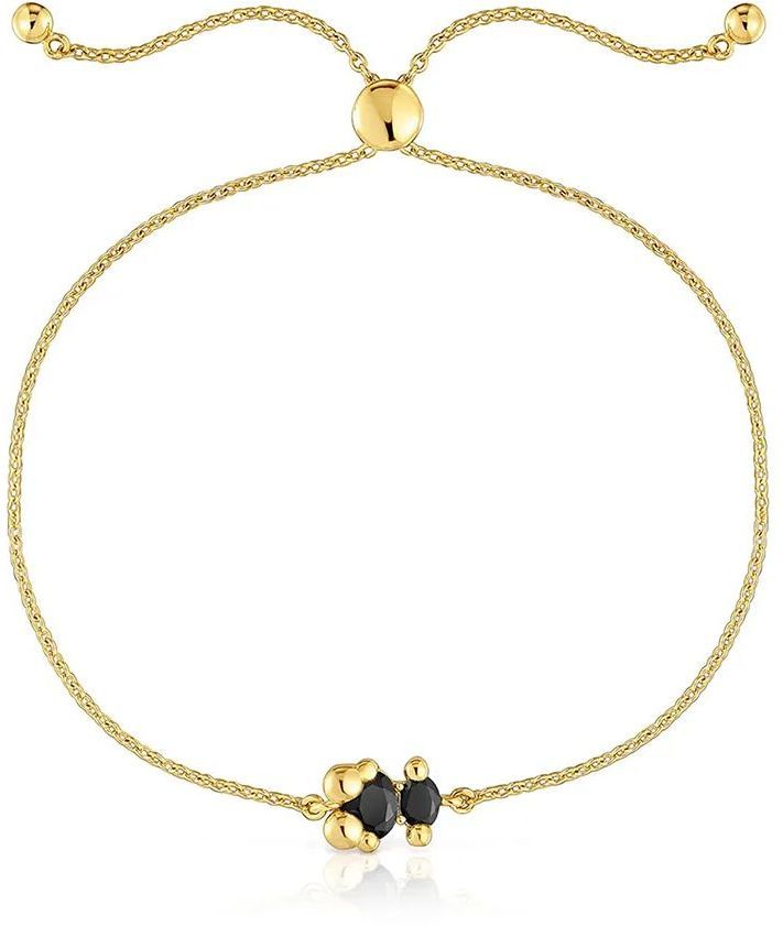 Strieborný pozlátený náramok Tous Bold Bear Gem 1004228600