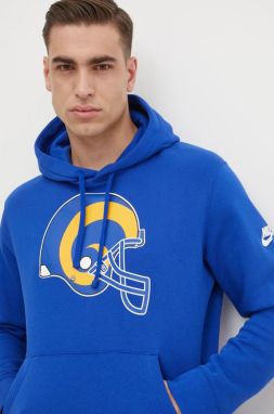 Mikina Nike Los Angeles Rams pánska, s kapucňou, s potlačou, NKDK-4DA-9TV-13L