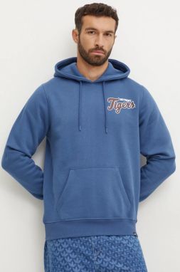 Mikina 47 brand MLB Detroit Tigers pánska, s kapucňou, s potlačou, BB009PMDDFH628817TB