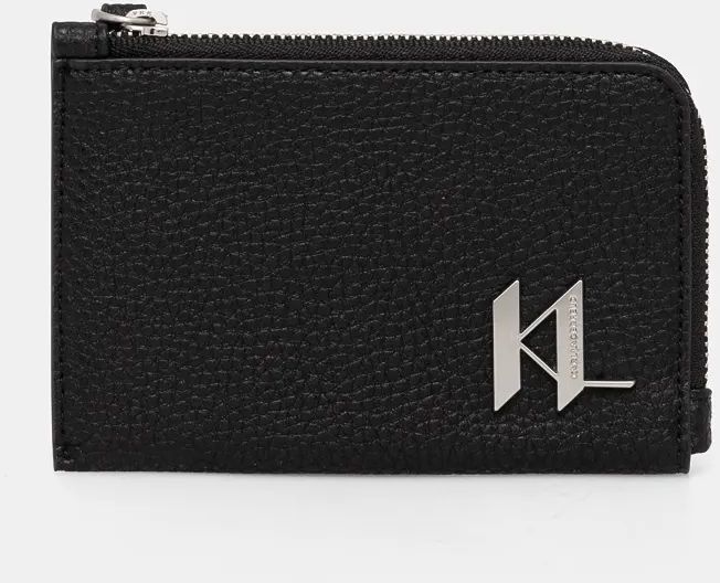 Peňaženka Karl Lagerfeld K/PLAK pánska, čierna farba, 246M3214