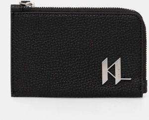 Peňaženka Karl Lagerfeld K/PLAK pánska, čierna farba, 246M3214