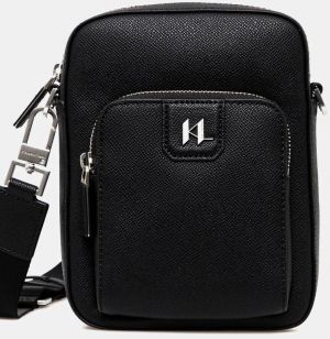 Malá taška Karl Lagerfeld K/MONOGRAM čierna farba, A1M30097