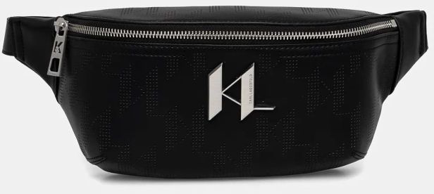 Ľadvinka Karl Lagerfeld K/PLAK čierna farba, A1M30090
