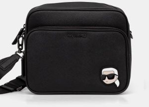 Malá taška Karl Lagerfeld K/IKON čierna farba, A1M30075