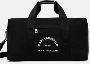 Taška Karl Lagerfeld K/RSG čierna farba, A1M30403