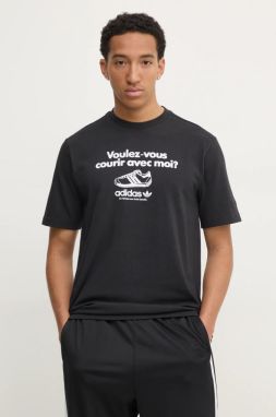 Tričko adidas Originals GRFX TEE pánske, čierna farba, s potlačou, JC8366