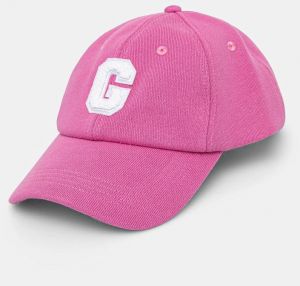 Bavlnená šiltovka Guess ružová farba, s nášivkou, AW5258 COT01