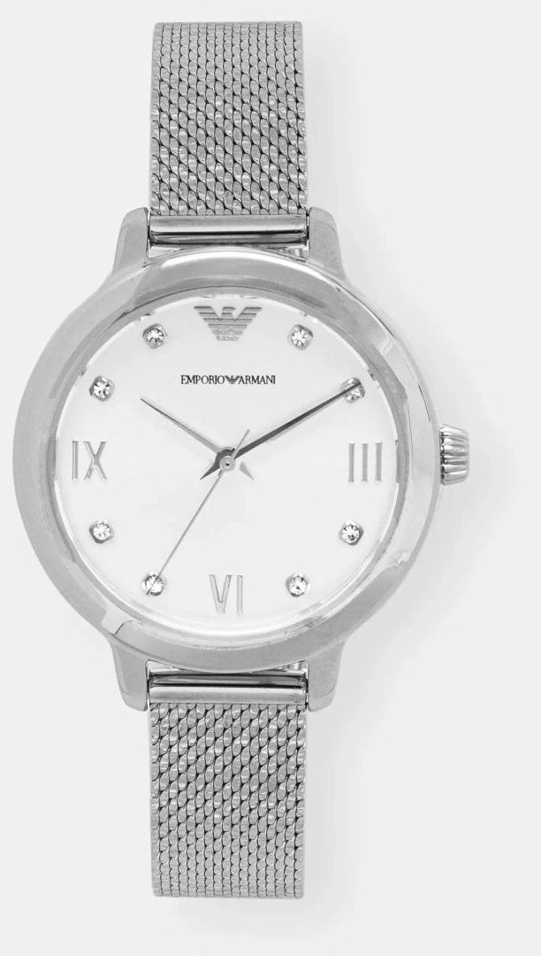 Hodinky Emporio Armani dámske, strieborná farba, AR11584