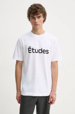 Tričko Études Studio pánske, biela farba, s potlačou, H24MMTSH105