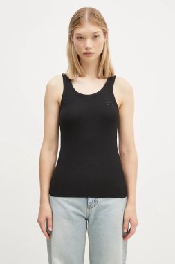 Top Coperni Rib Logo Tank Top dámsky, čierna farba, COPJS12F5006