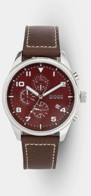 Hodinky Hugo Boss pánske, hnedá farba, 1513988