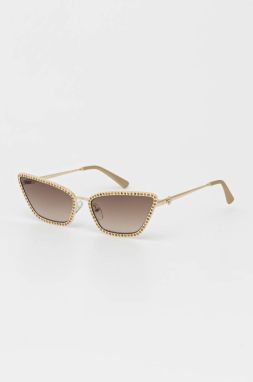 Slnečné okuliare Kurt Geiger London dámske, zlatá farba, 4040161999