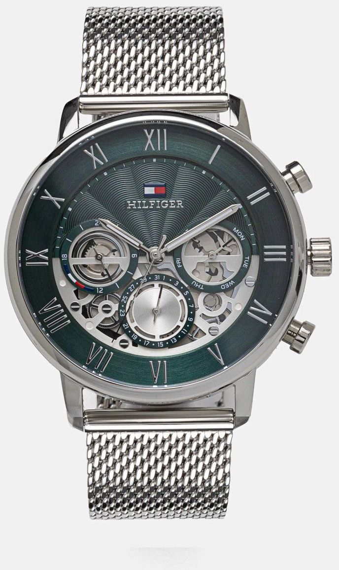 Hodinky Tommy Hilfiger pánske, strieborná farba, 1710567