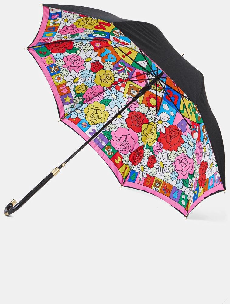 Dáždnik Moschino ružová farba, 8927