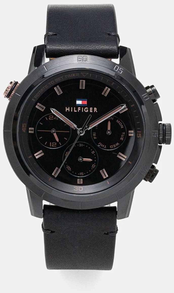 Hodinky Tommy Hilfiger pánske, čierna farba, 1792110