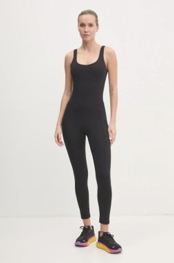 Overal Dkny čierna farba, s okrúhlym výstrihom, DP5D4879