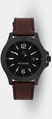 Hodinky Tommy Hilfiger pánske, hnedá farba, 1710530