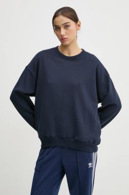 Mikina Hollister Co. dámska, tmavomodrá farba, jednofarebná, KI352-4218
