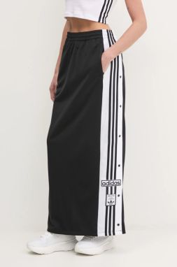 Sukňa adidas Originals Adibreak Adicolor Maxi Skirt čierna farba, maxi, rovný strih, JD0923