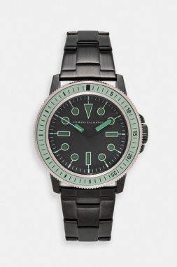 Hodinky Armani Exchange pánske, čierna farba, AX1858